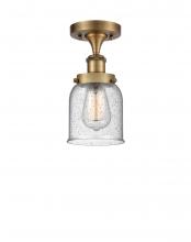 Innovations Lighting 916-1C-BB-G54 - Bell - 1 Light - 5 inch - Brushed Brass - Semi-Flush Mount