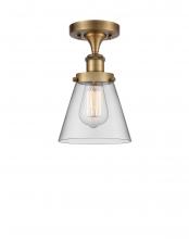 Innovations Lighting 916-1C-BB-G62 - Cone - 1 Light - 6 inch - Brushed Brass - Semi-Flush Mount