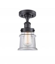 Innovations Lighting 916-1C-BK-G182S - Canton - 1 Light - 6 inch - Matte Black - Semi-Flush Mount