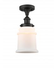 Innovations Lighting 916-1C-OB-G181 - Canton - 1 Light - 6 inch - Oil Rubbed Bronze - Semi-Flush Mount