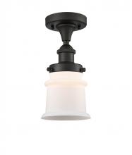 Innovations Lighting 916-1C-OB-G181S - Canton - 1 Light - 6 inch - Oil Rubbed Bronze - Semi-Flush Mount