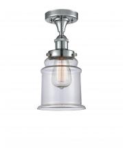 Innovations Lighting 916-1C-PC-G182 - Canton - 1 Light - 6 inch - Polished Chrome - Semi-Flush Mount