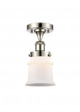 Innovations Lighting 916-1C-PN-G181S - Canton - 1 Light - 6 inch - Polished Nickel - Semi-Flush Mount