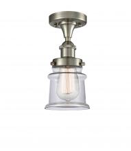 Innovations Lighting 916-1C-SN-G182S - Canton - 1 Light - 6 inch - Brushed Satin Nickel - Flush Mount