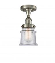 Innovations Lighting 916-1C-SN-G184S - Canton - 1 Light - 6 inch - Brushed Satin Nickel - Flush Mount