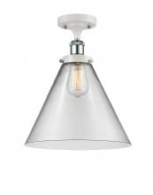 Innovations Lighting 916-1C-WPC-G42-L - Cone - 1 Light - 12 inch - White Polished Chrome - Semi-Flush Mount