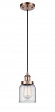 Innovations Lighting 916-1P-AC-G52 - Bell - 1 Light - 5 inch - Antique Copper - Cord hung - Mini Pendant