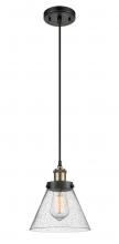 Innovations Lighting 916-1P-BAB-G44 - Cone - 1 Light - 8 inch - Black Antique Brass - Cord hung - Mini Pendant