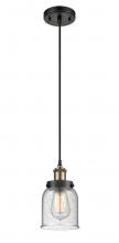 Innovations Lighting 916-1P-BAB-G54 - Bell - 1 Light - 5 inch - Black Antique Brass - Cord hung - Mini Pendant