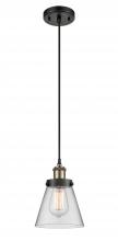 Innovations Lighting 916-1P-BAB-G62 - Cone - 1 Light - 6 inch - Black Antique Brass - Cord hung - Mini Pendant
