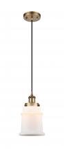 Innovations Lighting 916-1P-BB-G181 - Canton - 1 Light - 6 inch - Brushed Brass - Cord hung - Mini Pendant