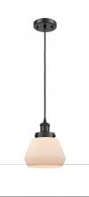 Innovations Lighting 916-1P-BK-G171 - Fulton - 1 Light - 6 inch - Matte Black - Cord hung - Mini Pendant