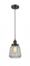 Innovations Lighting 916-1P-OB-G142 - Chatham - 1 Light - 6 inch - Oil Rubbed Bronze - Cord hung - Mini Pendant