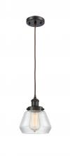 Innovations Lighting 916-1P-OB-G172 - Fulton - 1 Light - 6 inch - Oil Rubbed Bronze - Cord hung - Mini Pendant