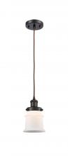 Innovations Lighting 916-1P-OB-G181S - Canton - 1 Light - 6 inch - Oil Rubbed Bronze - Cord hung - Mini Pendant