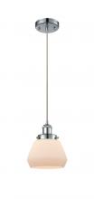 Innovations Lighting 916-1P-PC-G171 - Fulton - 1 Light - 6 inch - Polished Chrome - Cord hung - Mini Pendant