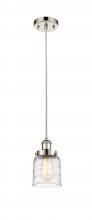 Innovations Lighting 916-1P-PN-G513 - Bell - 1 Light - 5 inch - Polished Nickel - Cord hung - Mini Pendant