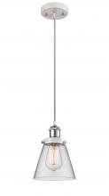 Innovations Lighting 916-1P-WPC-G62 - Cone - 1 Light - 6 inch - White Polished Chrome - Cord hung - Mini Pendant