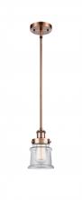 Innovations Lighting 916-1S-AC-G182S - Canton - 1 Light - 6 inch - Antique Copper - Mini Pendant