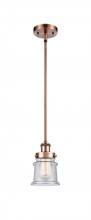 Innovations Lighting 916-1S-AC-G184S - Canton - 1 Light - 6 inch - Antique Copper - Mini Pendant