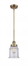 Innovations Lighting 916-1S-BB-G184 - Canton - 1 Light - 6 inch - Brushed Brass - Mini Pendant