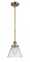 Innovations Lighting 916-1S-BB-G42 - Cone - 1 Light - 8 inch - Brushed Brass - Mini Pendant