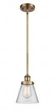 Innovations Lighting 916-1S-BB-G62 - Cone - 1 Light - 6 inch - Brushed Brass - Mini Pendant