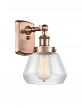 Innovations Lighting 916-1W-AC-G172 - Fulton - 1 Light - 6 inch - Antique Copper - Sconce