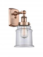 Innovations Lighting 916-1W-AC-G182 - Canton - 1 Light - 6 inch - Antique Copper - Sconce