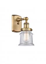 Innovations Lighting 916-1W-BB-G182S - Canton - 1 Light - 6 inch - Brushed Brass - Sconce