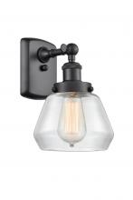 Innovations Lighting 916-1W-BK-G172 - Fulton - 1 Light - 6 inch - Matte Black - Sconce