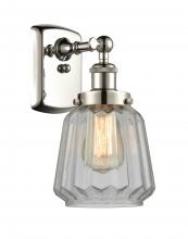 Innovations Lighting 916-1W-PN-G142 - Chatham - 1 Light - 6 inch - Polished Nickel - Sconce