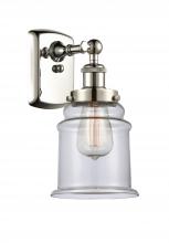 Innovations Lighting 916-1W-PN-G182 - Canton - 1 Light - 6 inch - Polished Nickel - Sconce