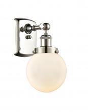 Innovations Lighting 916-1W-PN-G201-6 - Beacon - 1 Light - 6 inch - Polished Nickel - Sconce