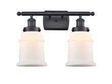 Innovations Lighting 916-2W-BK-G181 - Canton - 2 Light - 16 inch - Matte Black - Bath Vanity Light