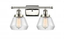 Innovations Lighting 916-2W-PN-G172 - Fulton - 2 Light - 16 inch - Polished Nickel - Bath Vanity Light