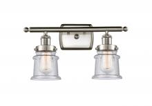 Innovations Lighting 916-2W-SN-G184S - Canton - 2 Light - 16 inch - Brushed Satin Nickel - Bath Vanity Light