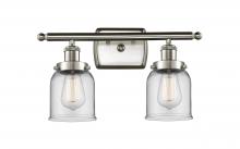 Innovations Lighting 916-2W-SN-G52 - Bell - 2 Light - 16 inch - Brushed Satin Nickel - Bath Vanity Light