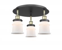 Innovations Lighting 916-3C-BAB-G181S - Canton - 3 Light - 17 inch - Black Antique Brass - Flush Mount