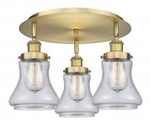 Innovations Lighting 916-3C-BB-G194 - Bellmont - 3 Light - 18 inch - Brushed Brass - Flush Mount