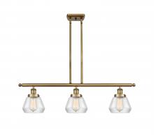 Innovations Lighting 916-3I-BB-G172 - Fulton - 3 Light - 36 inch - Brushed Brass - Stem Hung - Island Light