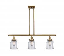 Innovations Lighting 916-3I-BB-G182 - Canton - 3 Light - 36 inch - Brushed Brass - Stem Hung - Island Light