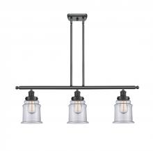 Innovations Lighting 916-3I-BK-G182 - Canton - 3 Light - 36 inch - Matte Black - Stem Hung - Island Light