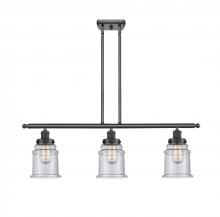 Innovations Lighting 916-3I-BK-G184 - Canton - 3 Light - 36 inch - Matte Black - Stem Hung - Island Light