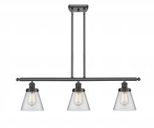 Innovations Lighting 916-3I-BK-G62 - Cone - 3 Light - 36 inch - Matte Black - Stem Hung - Island Light