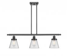 Innovations Lighting 916-3I-BK-G64 - Cone - 3 Light - 36 inch - Matte Black - Stem Hung - Island Light