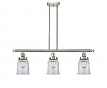 Innovations Lighting 916-3I-SN-G182 - Canton - 3 Light - 36 inch - Brushed Satin Nickel - Stem Hung - Island Light