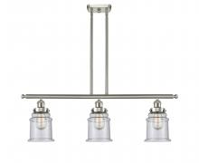 Innovations Lighting 916-3I-SN-G184 - Canton - 3 Light - 36 inch - Brushed Satin Nickel - Stem Hung - Island Light