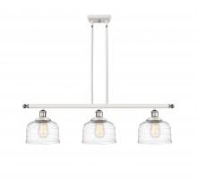 Innovations Lighting 916-3I-WPC-G713 - Bell - 3 Light - 36 inch - White Polished Chrome - Stem Hung - Island Light