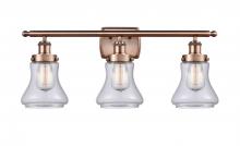 Innovations Lighting 916-3W-AC-G192 - Bellmont - 3 Light - 26 inch - Antique Copper - Bath Vanity Light